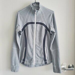 Lululemon Heathered Coal Wee Stripe Define Jacket Size 10